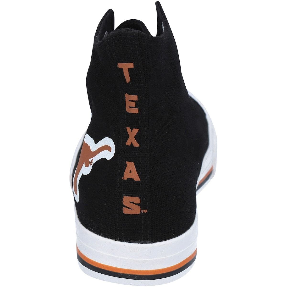 FOCO Men's FOCO Texas Longhorns Big Logo High Top Canvas Shoes, Alternate, color, 