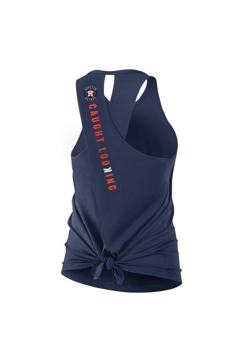 Nike Women's Nike Navy Houston Astros Crisscross Performance Tank Top, Alternate, color, Navy