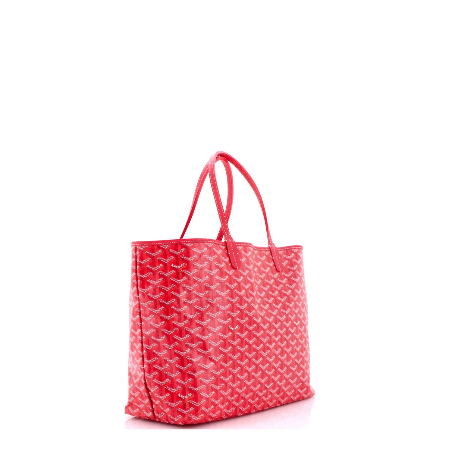 Saint Louis Reversible Tote Coated Canvas and Printed Canvas PM, Alternate, color, Red