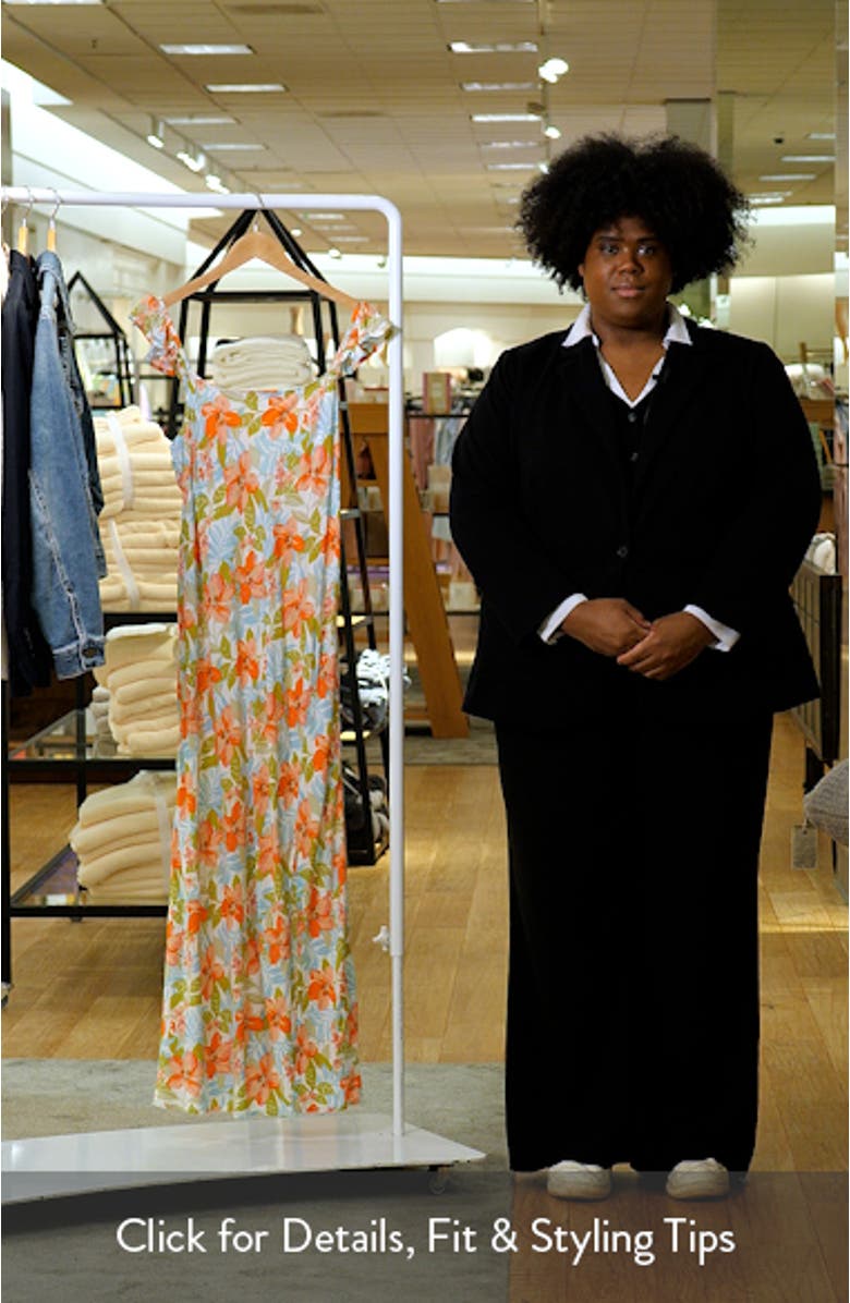 Daydreamer Floral Maxi Sundress, sales video thumbnail