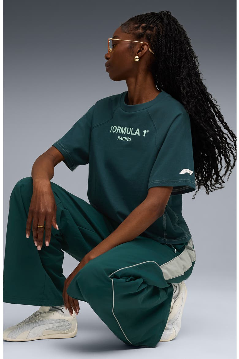 Formula 1® Raglan Sleeve Cotton T-Shirt, Alternate, color, GREEN TERRAIN