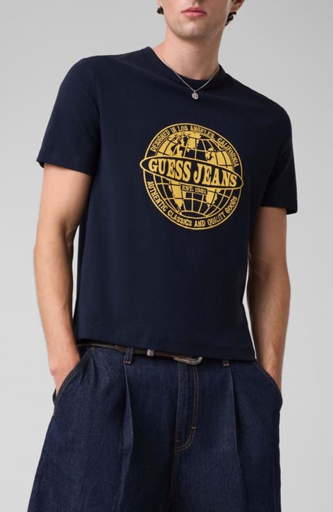 Globe Graphic Muscle Fit T-Shirt