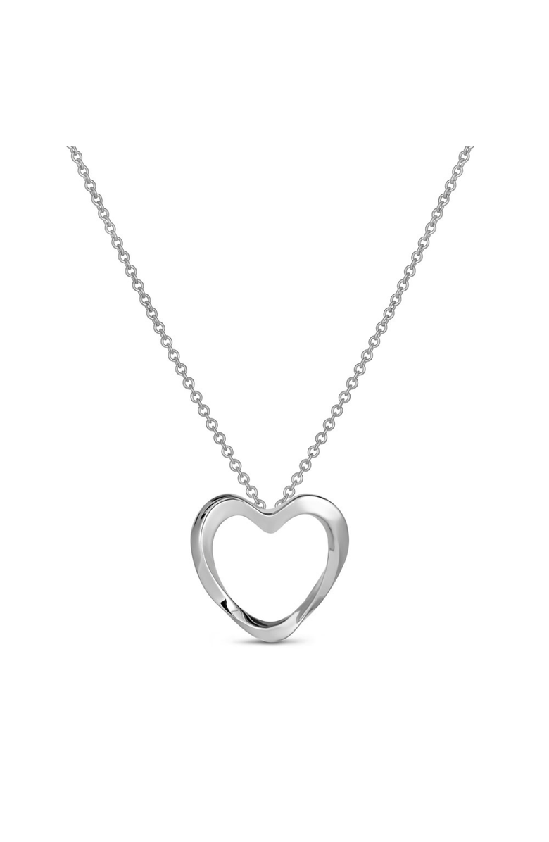 Nabs And Babs Lilo Heart Pendant, Main, color, Silver