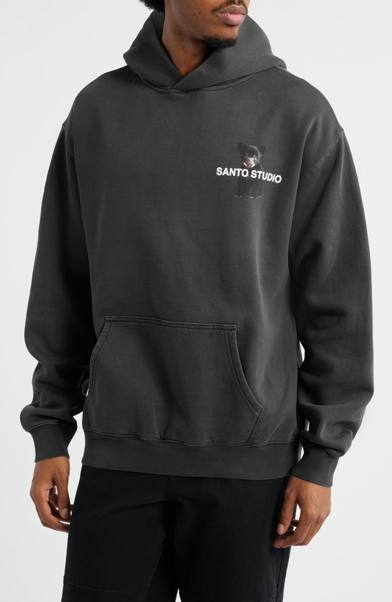 SANTO STUDIO Watching Graphic Hoodie, Main, color, 