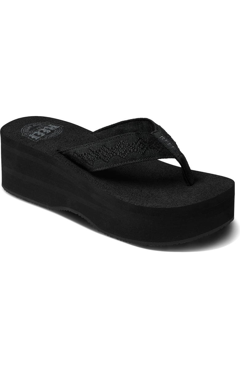 Reef Sandy Platform Flip Flop, Main, color,