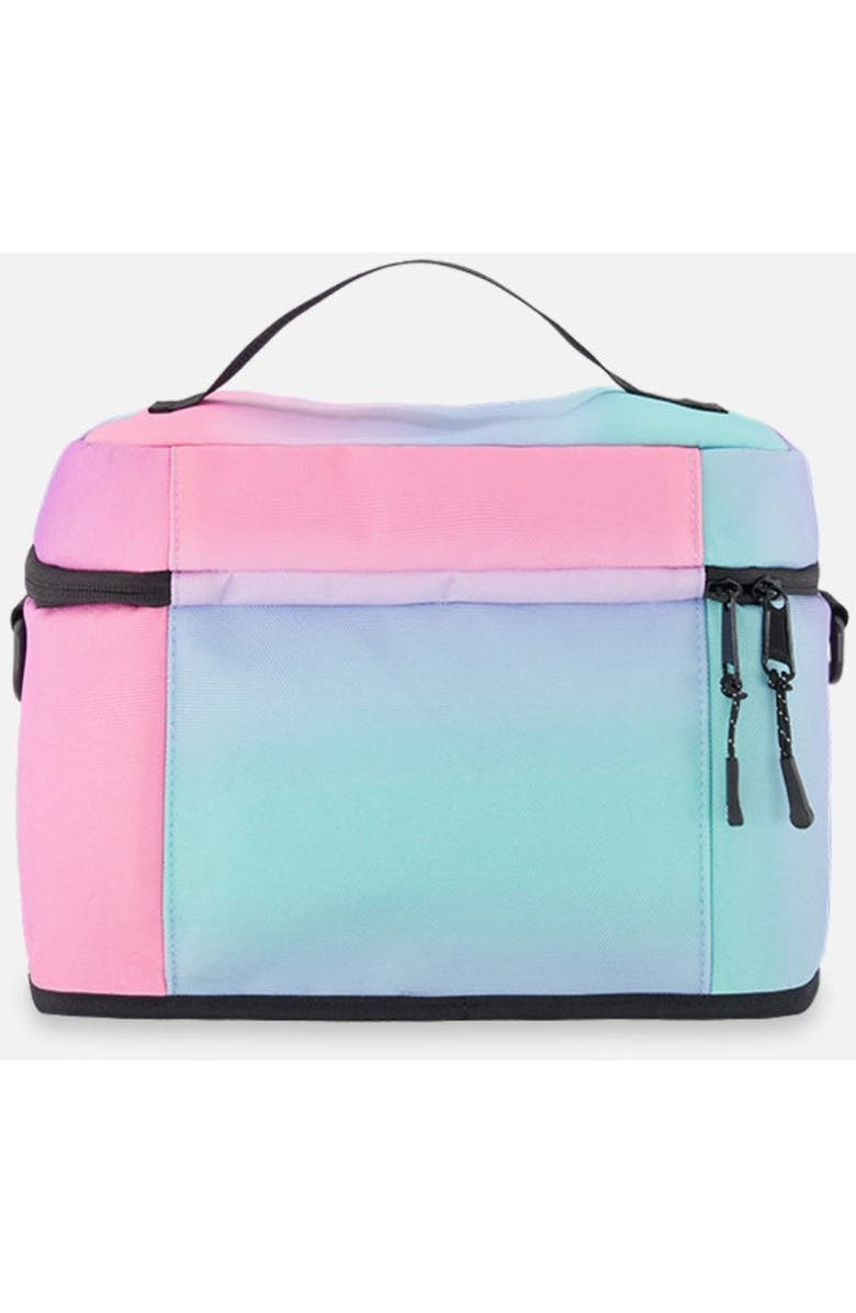 Deux par Deux Gradient Durable Functional Spacious Lunch Box, Alternate, color, Blue And Mauve Gradient