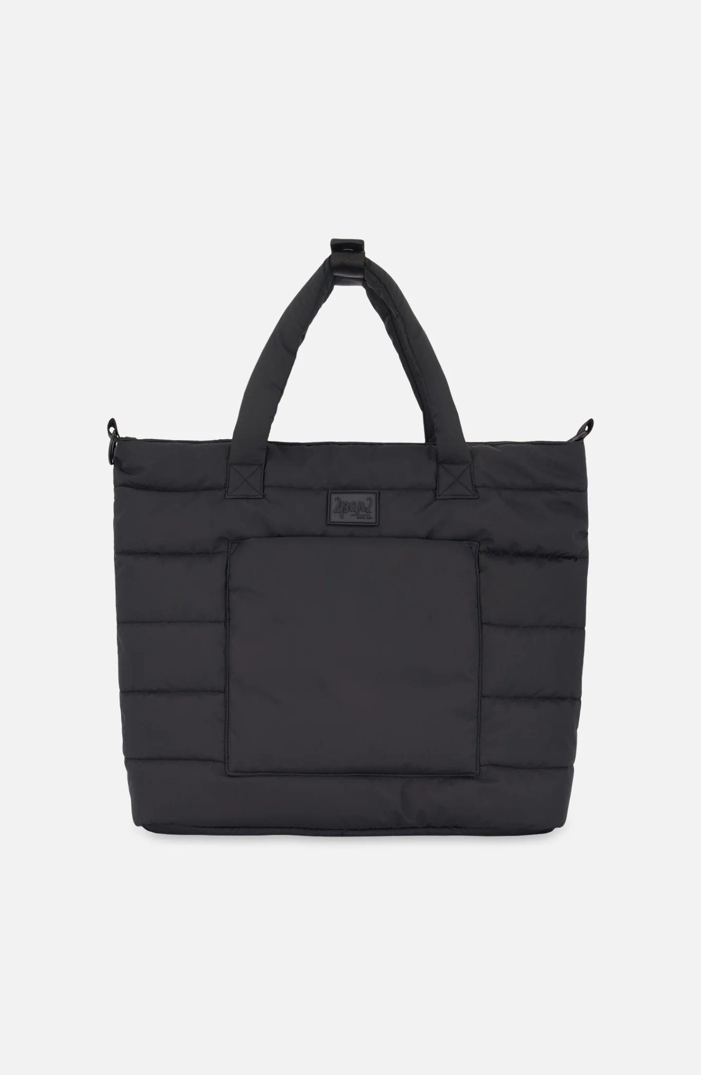 Deux par Deux Unisex Tote-Style Diaper Bag, Main, color, Black