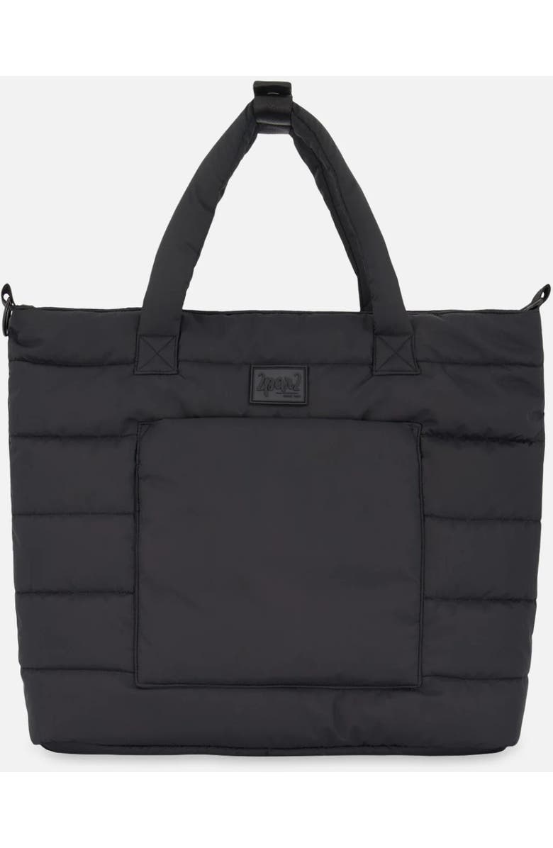 Deux par Deux Unisex Tote-Style Diaper Bag, Main, color, Black