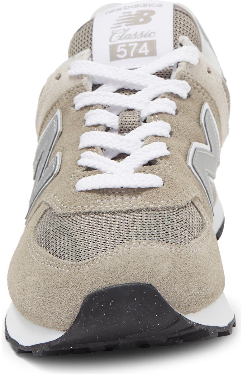 New Balance 574 Sneaker, Alternate, color, Grey/ White