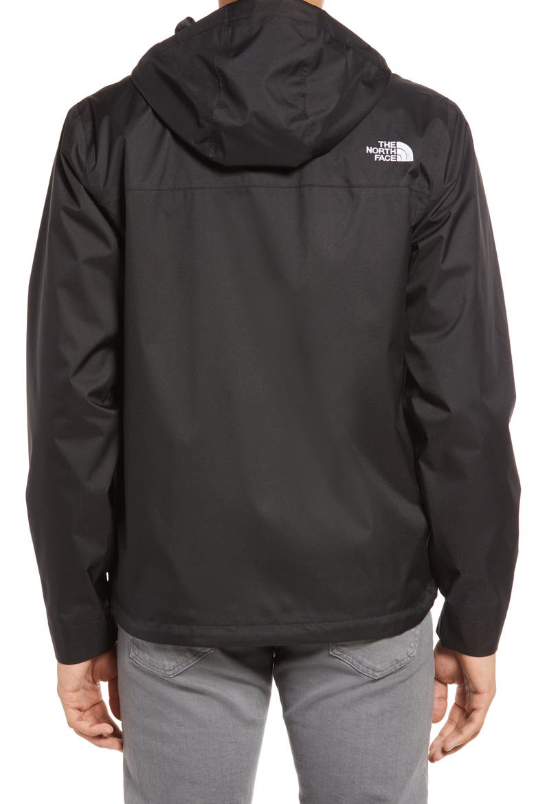 Millerton Waterproof Hooded Jacket, Alternate, color, TNF BLACK