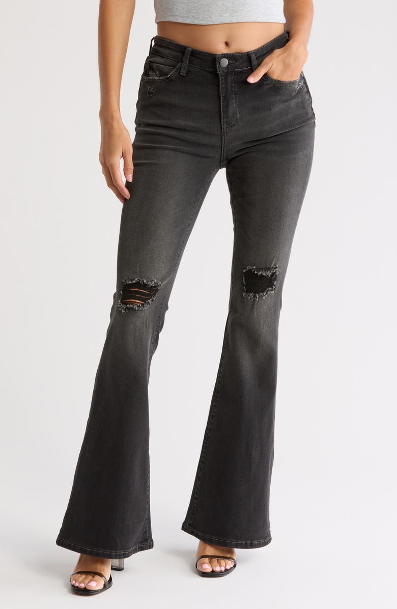 PTCL Prairie Mid Rise Flare Jeans, Main, color, 