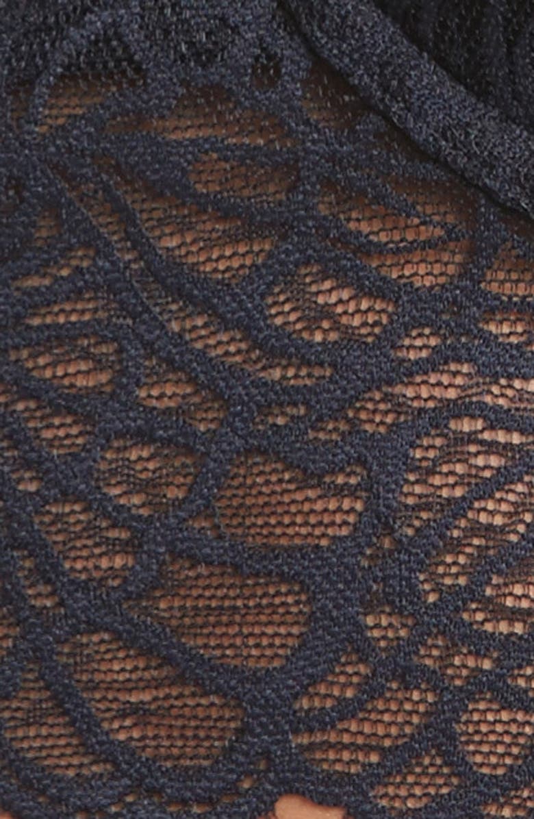 Josie Underwire Longline Mesh Bra, Alternate, color, 