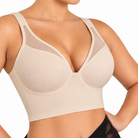X Yahaira Longline Plunge Bra Smoother