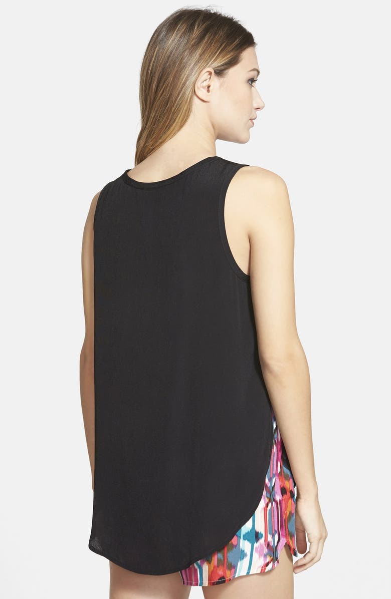 ASTR the Label ASTR Crochet Yoke Tank, Alternate, color,