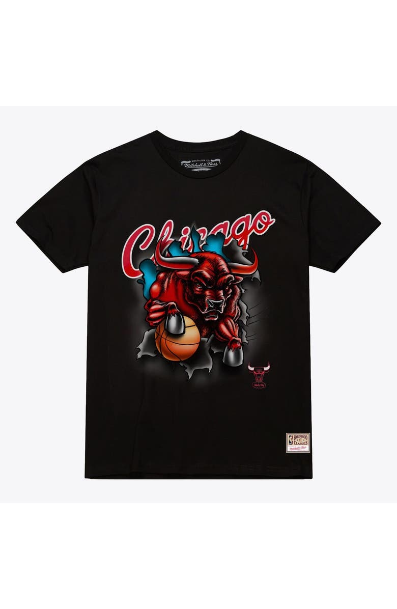 Mitchell & Ness Men's Mitchell & Ness Black Chicago Bulls Breakthrough T-Shirt, Alternate, color, Black