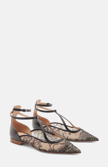 フラットシューズ SCAROSSO FW21 Gae Nera Pizzo (GAEBALLBLALACE) Gae Lace Black Ballerinas for Women | Scarosso®