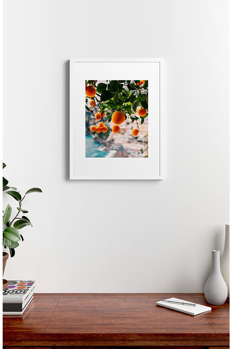 Alam Framed Wall Art, Alternate, color, ORANGE