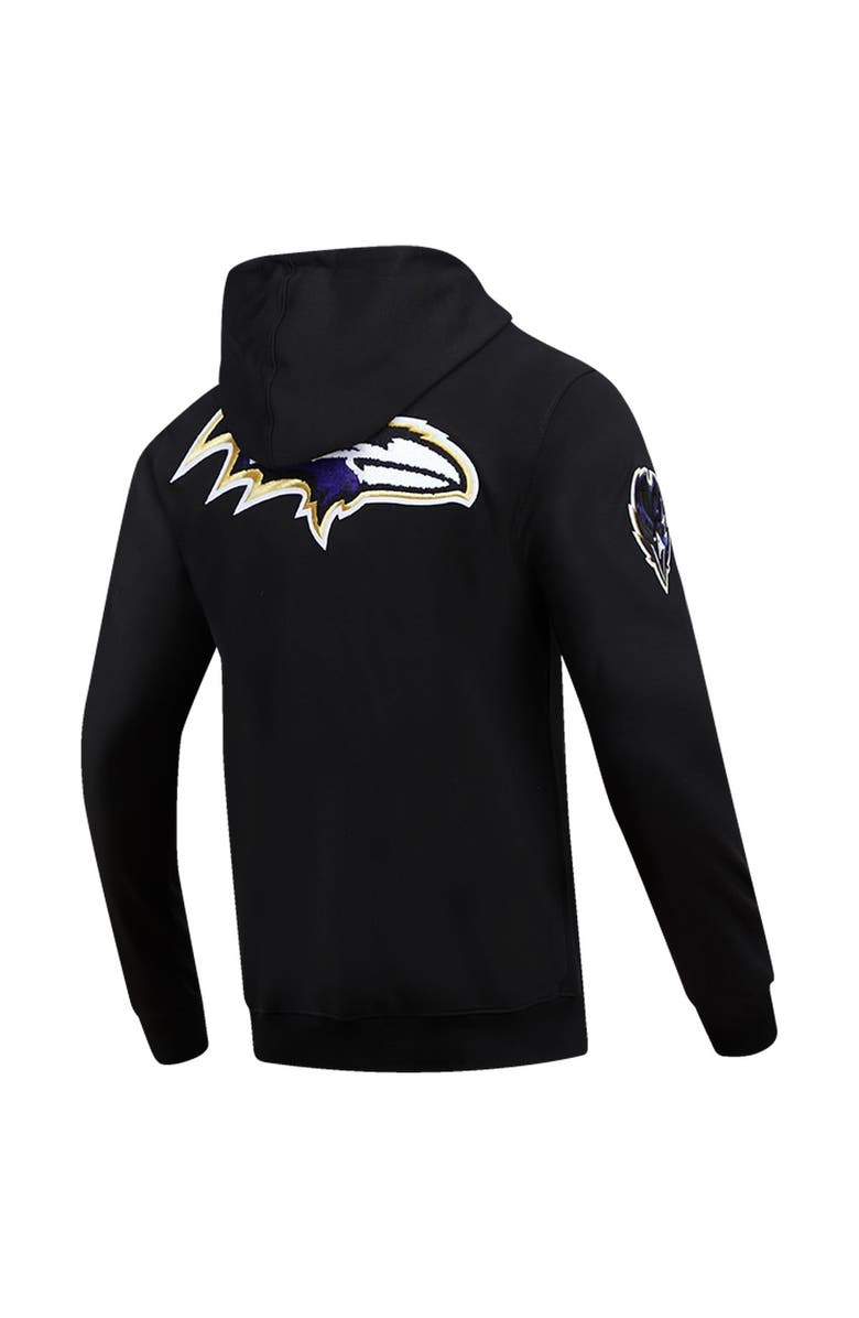 PRO STANDARD Men's Pro Standard Black Baltimore Ravens Hometown Full-Zip Hoodie, Alternate, color,