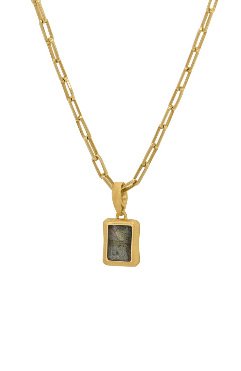 Dean Davidson Baguette Stone Pendant Necklace, Main, color, 