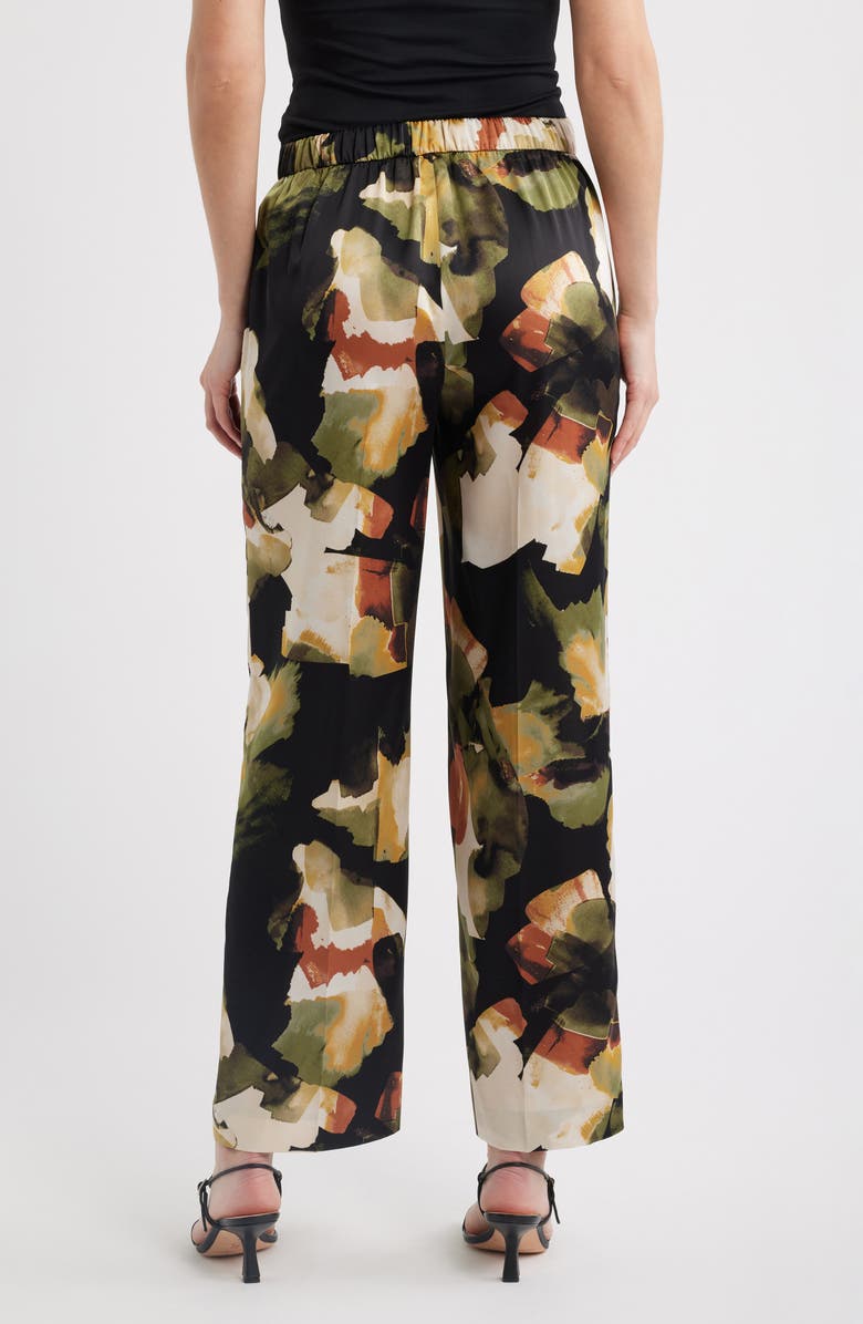 Anne Klein Abstract Print Pants, Alternate, color, Bay Leaf Multi