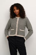 Kaffe KAellery Button Round Neck Cardigan