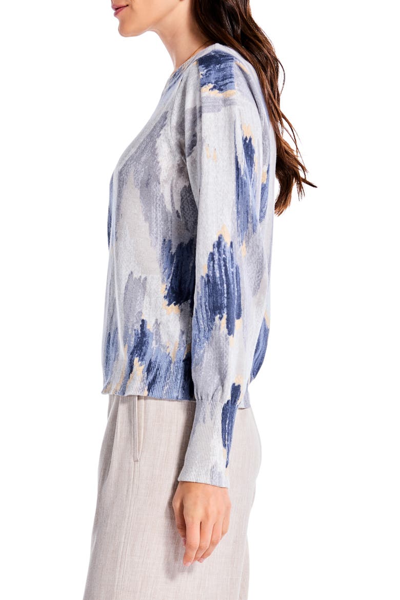 MIsty Ikat Sweater, Alternate, color, GREY MULTI