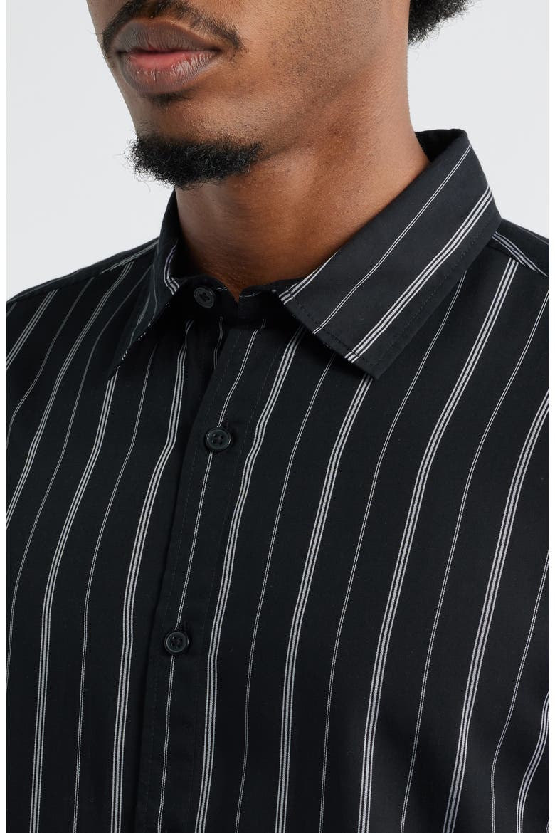 Stripe Long Sleeve Button-Up Shirt, Alternate, color, BLACK KIYOSHI STRIPE