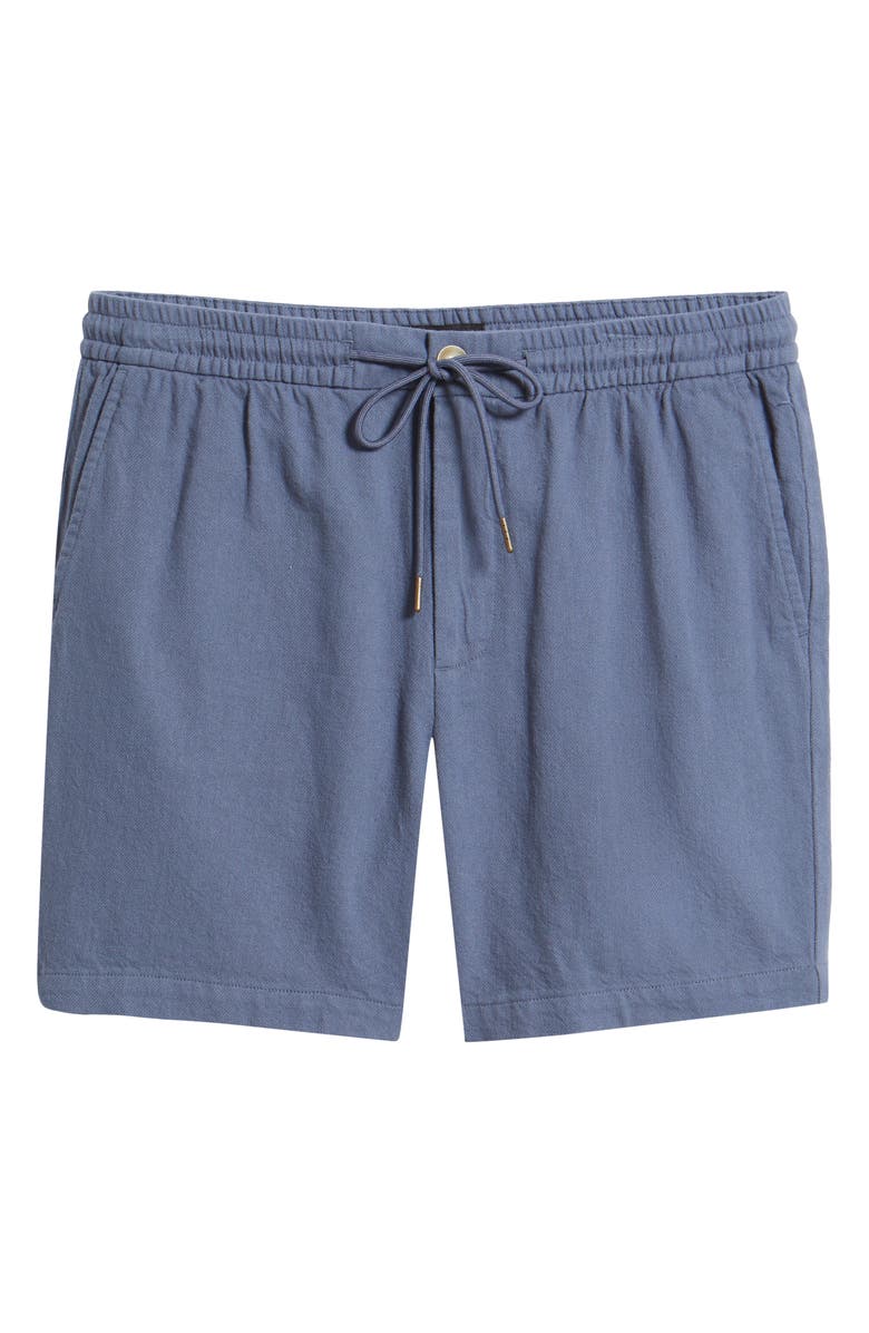 Rails Archer Cotton & Linen Drawstring Shorts, Alternate, color, Washed Blue
