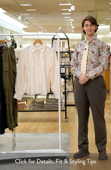 M&S Western Button-Up Shirt (Women) | Nordstrom