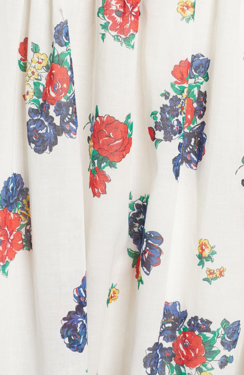 Tory Burch Meadow Folly Off the Shoulder Cover-Up Dress, Alternate, color, 