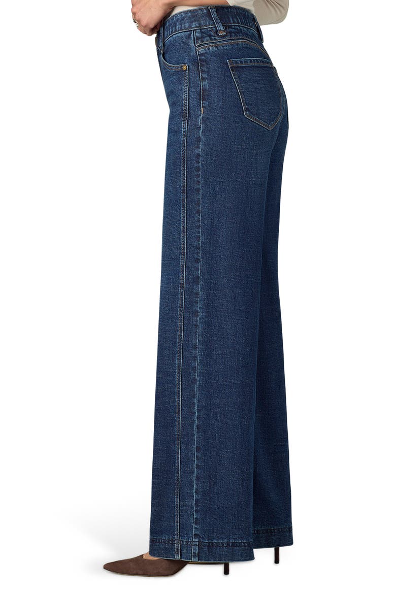 Gracie Skyrise Double Side Seam Wide Leg Jeans, Alternate, color, INDIGO
