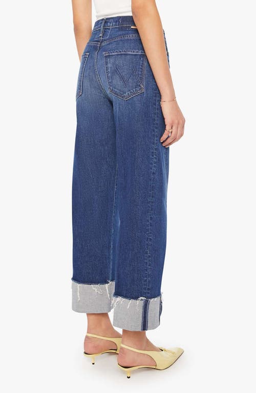 Mother The Half-pipe Ankle Cuff Fray Perfectly Imperfect In Blue