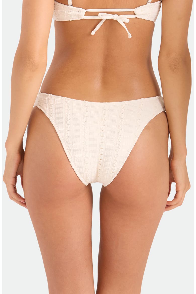 Coco Low Tide V-Cut Bikini Bottoms, Alternate, color, WHITE SAND