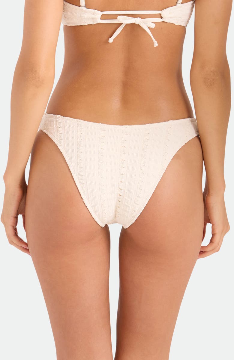 Volcom Coco Low Tide V-Cut Bikini Bottoms, Alternate, color, White Sand