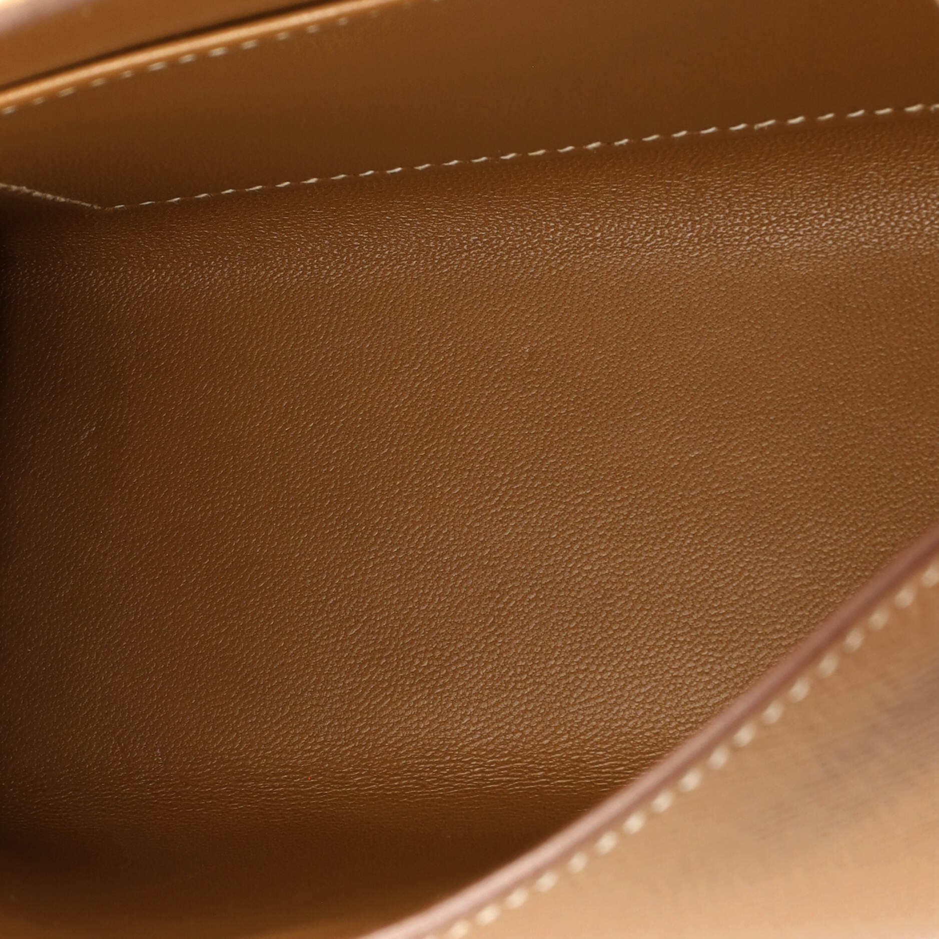 Pre-Owned Hermes Kelly Mini II Bag Brown Epsom with Palladium Hardware 20, Alternate, color, 