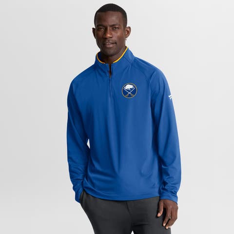 Men
s Fanatics Royal Buffalo Sabres Authentic Pro Rink Training Quarter-Zip Pullover