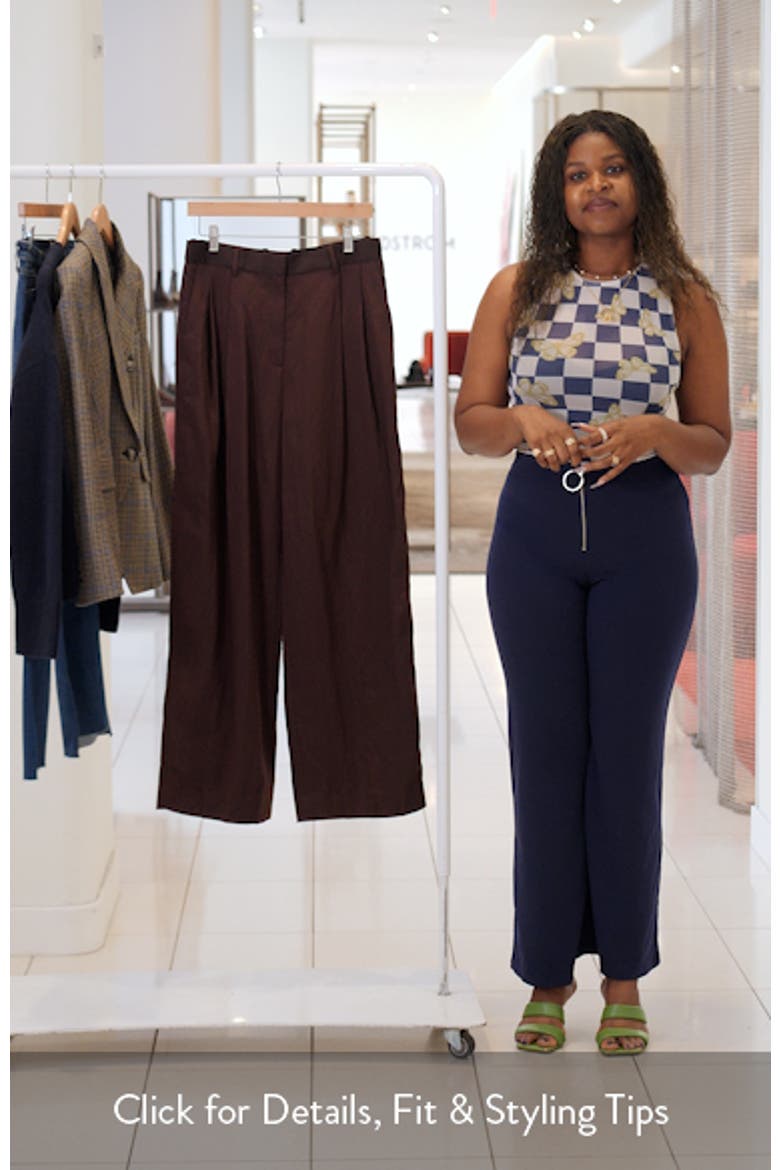 Pleated Wide Leg Pants video