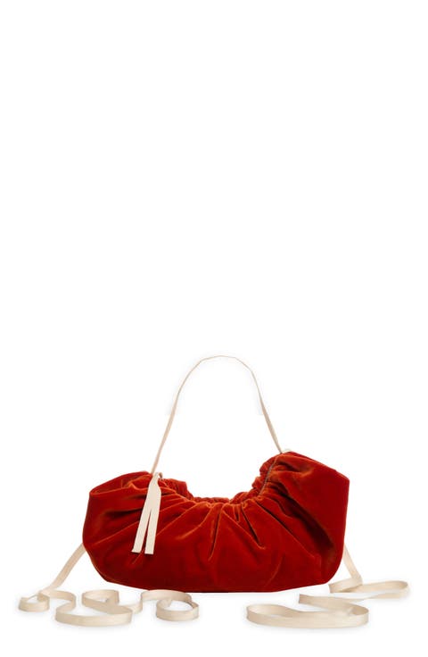 Bustle Cotton Velvet Bag