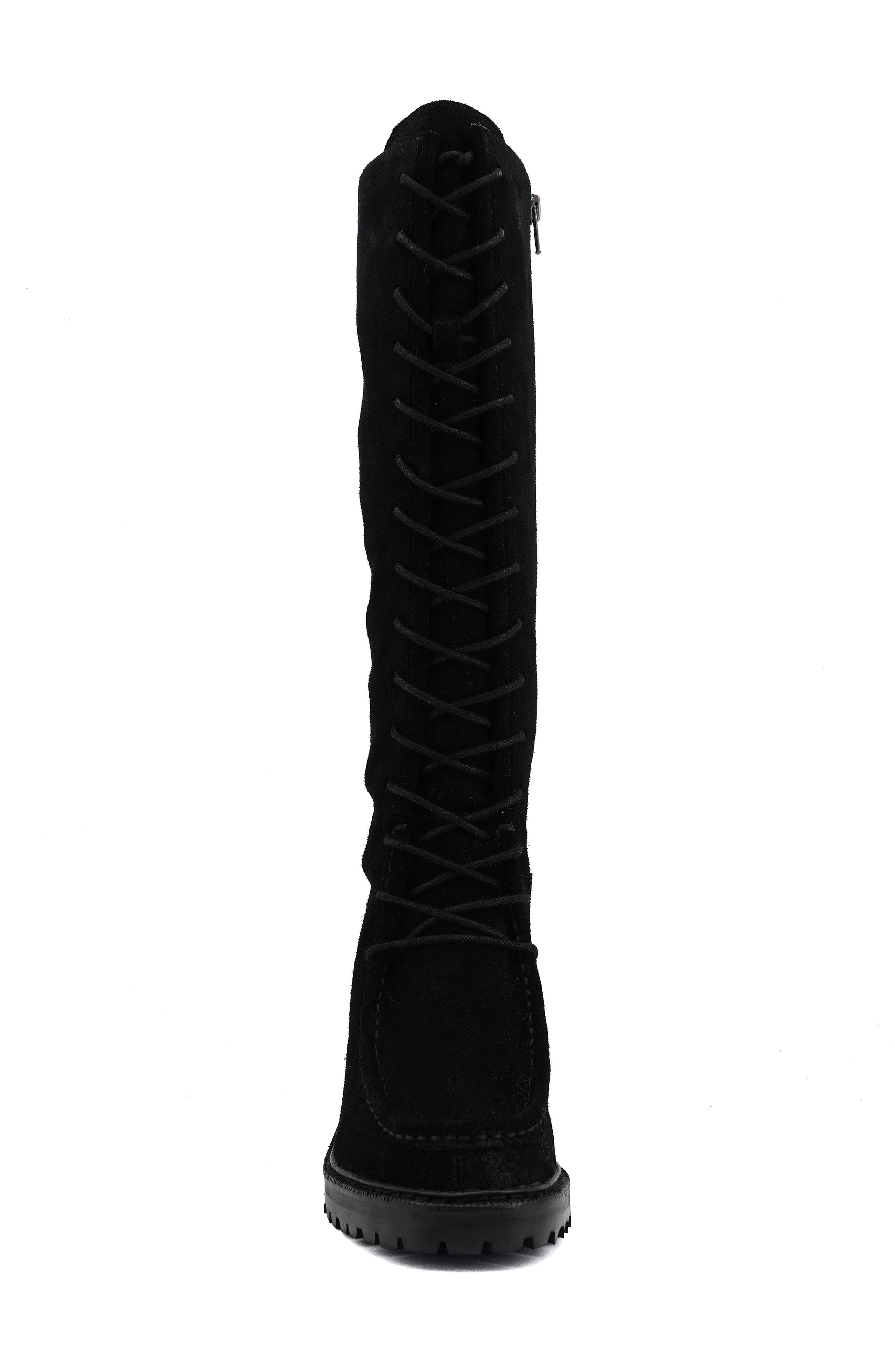Artisan Crafted By Zigi Adeline Knee High Boot, Alternate, color, Black Suede