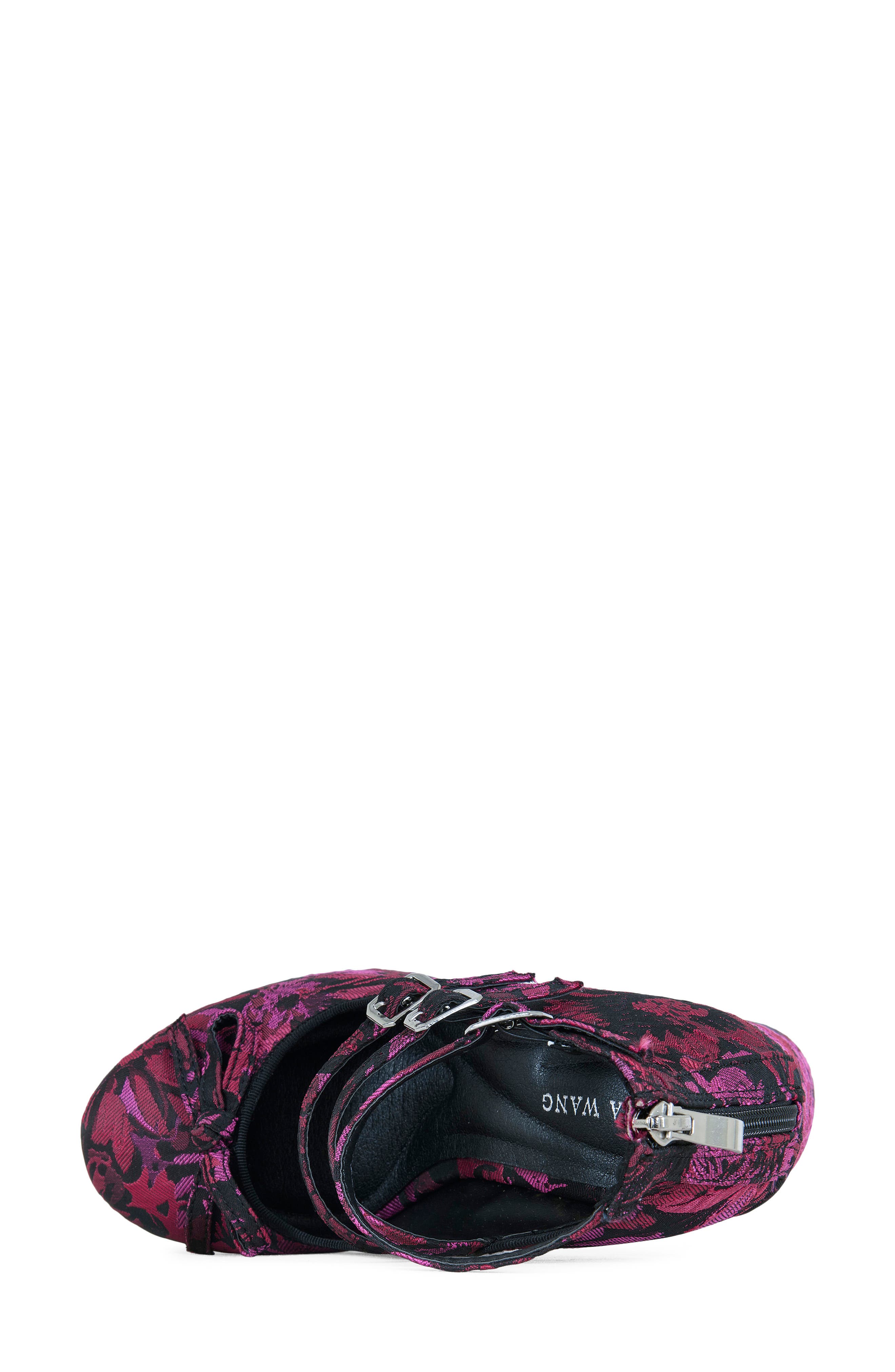 AZALEA WANG Sprout Ankle Strap Platform Pump, Alternate, color, Red Multi