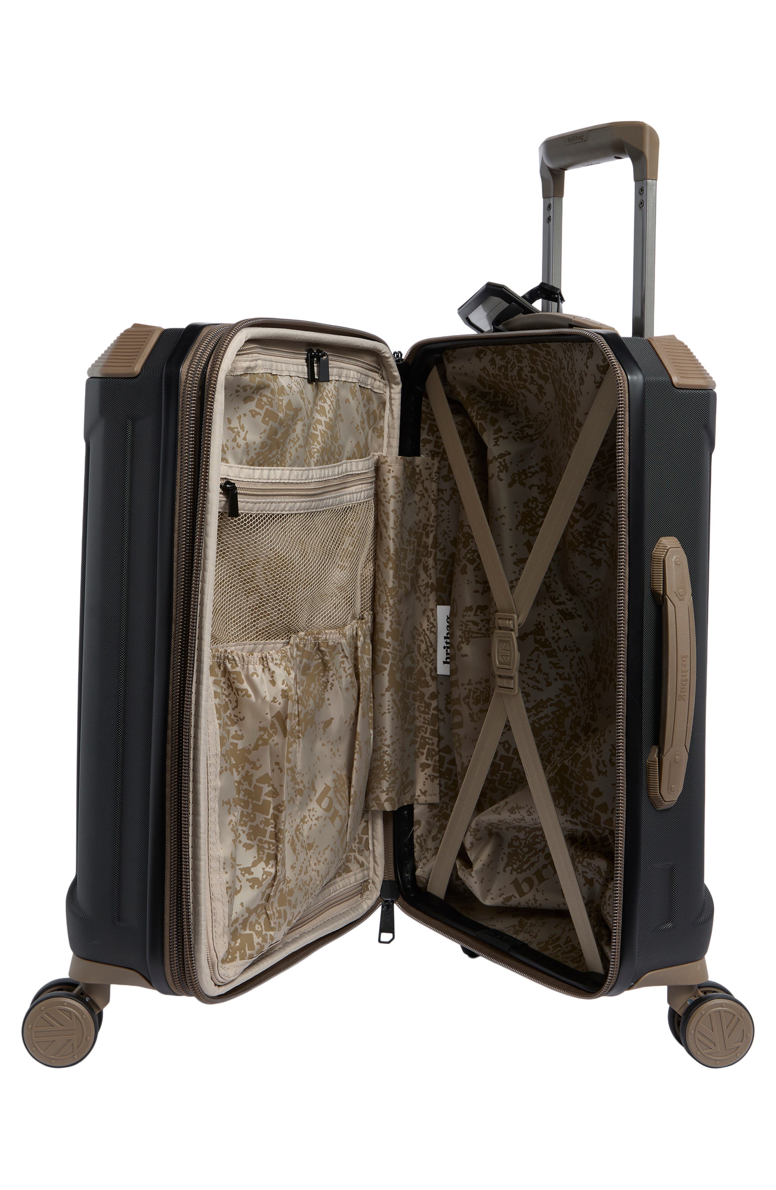 Britbag Stonesfields 21-Inch Hardside Spinner Luggage, Alternate, color, Black