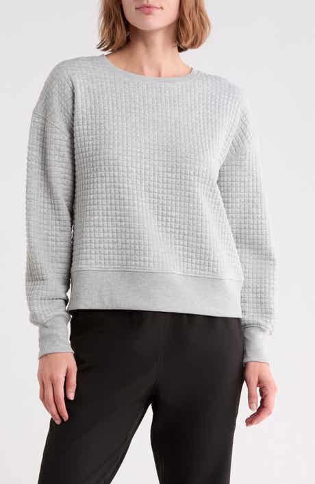 Nancy Quilted Pullover Sweatshirt
