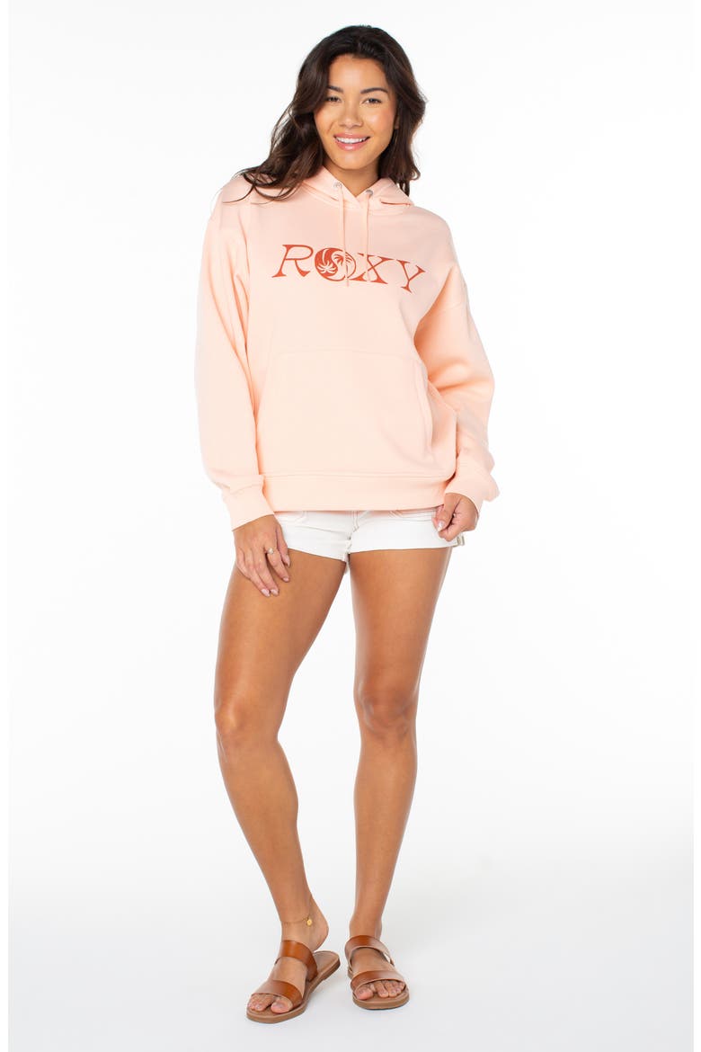 Wailea Graphic Hoodie, Alternate, color, TROPICAL PEACH