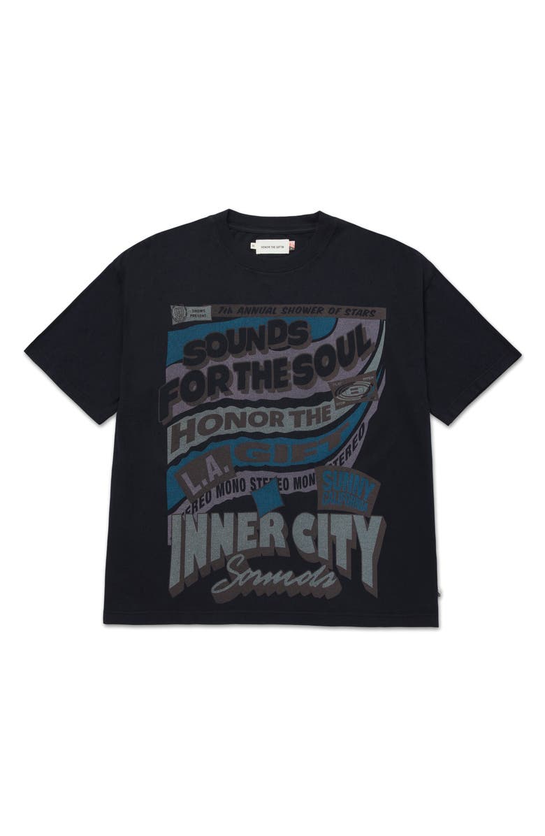 HONOR THE GIFT Sounds for the Soul Oversize Graphic T-Shirt, Alternate, color, 