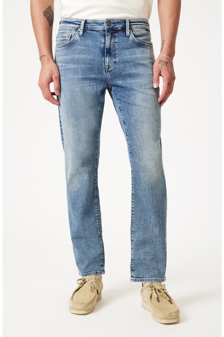 Marcus Slim Straight Leg Jeans, Main, color, AQUA AUSTIN