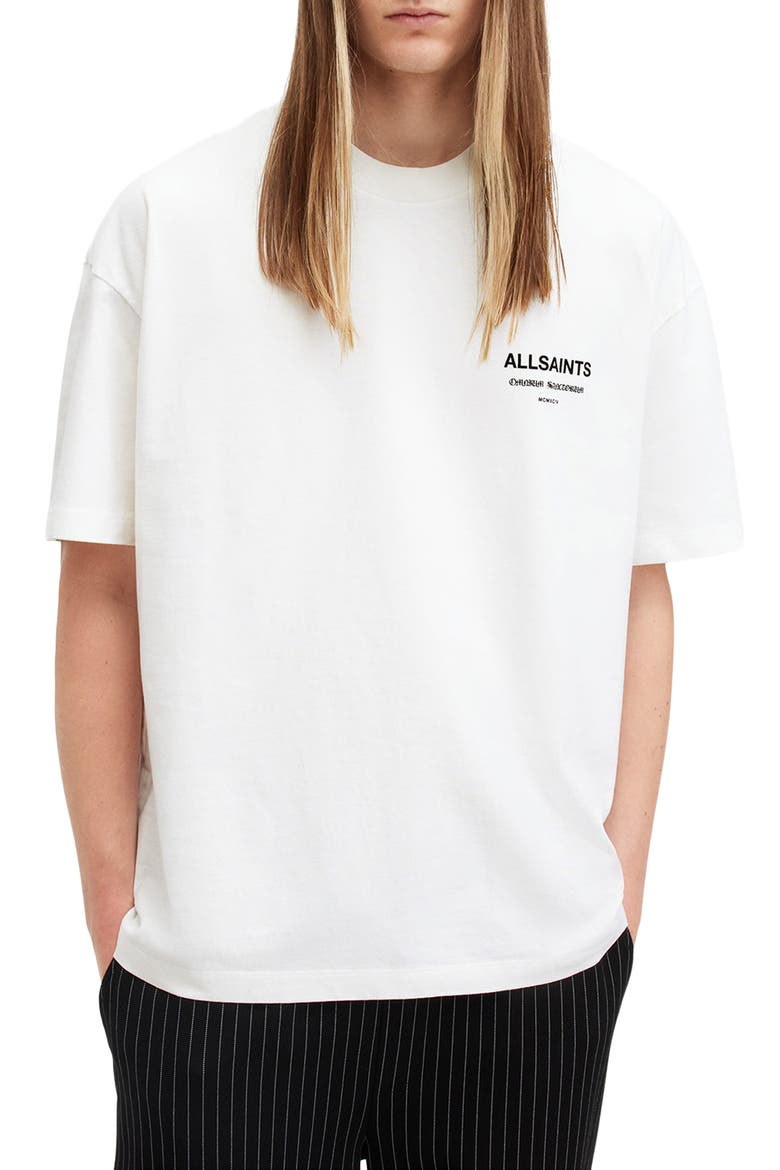 Sanctum Cotton Graphic T-Shirt, Main, color, ASHEN WHITE