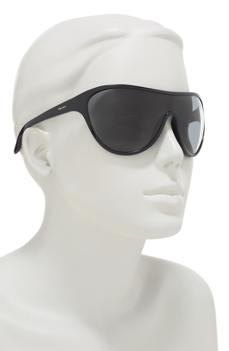Prada 0mm Shield Sunglasses, Alternate, color, 