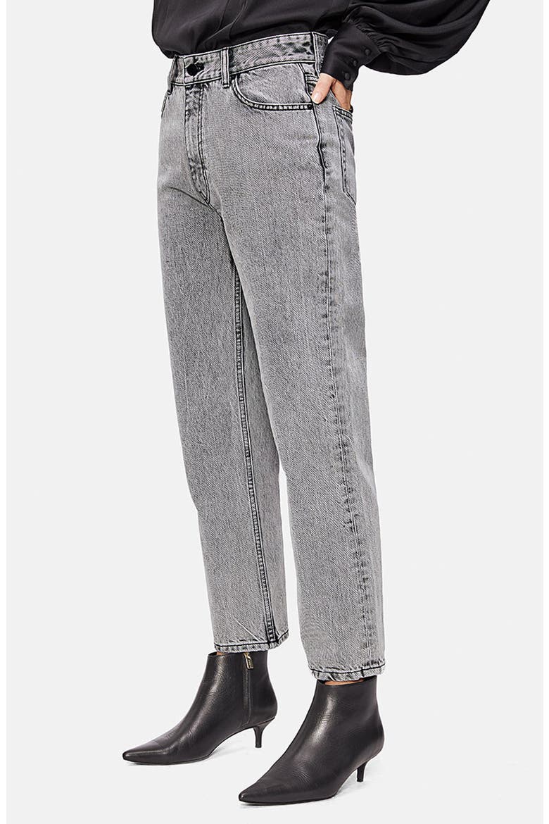 Etta Straight Leg Jeans, Alternate, color, ACID GREY
