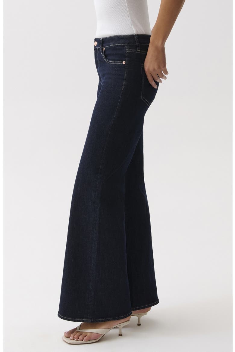 Vivian Wide Leg Jeans, Alternate, color, NIGHTFALL