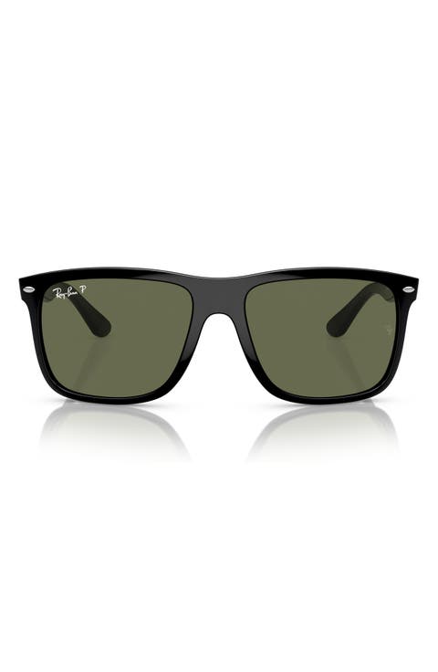 57mm Polarized Square Sunglasses